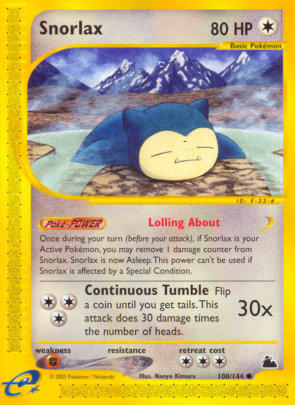 Snorlax 100/182 Common