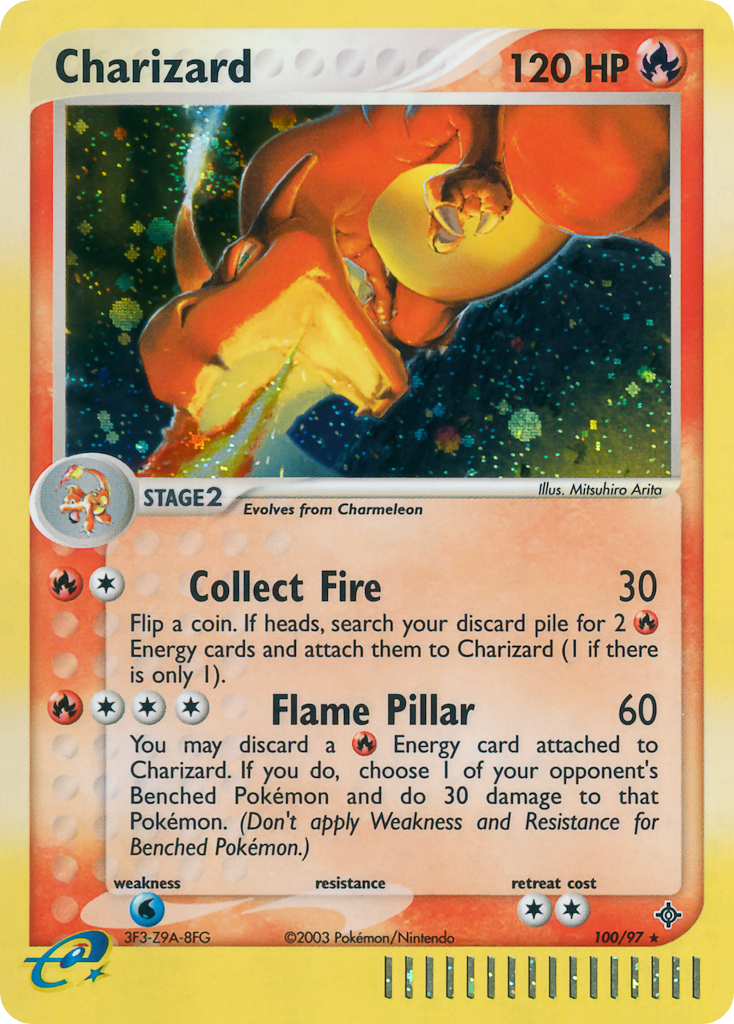 Charizard 100/100 Rare Secret