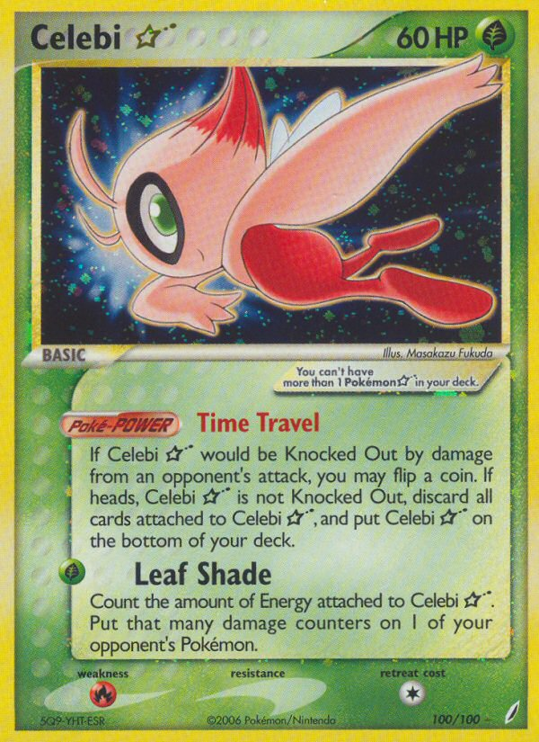 Celebi ★ 100/100 Rare Holo Star