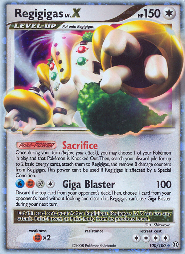 Regigigas LV.X 100/106 Rare Holo LV.X