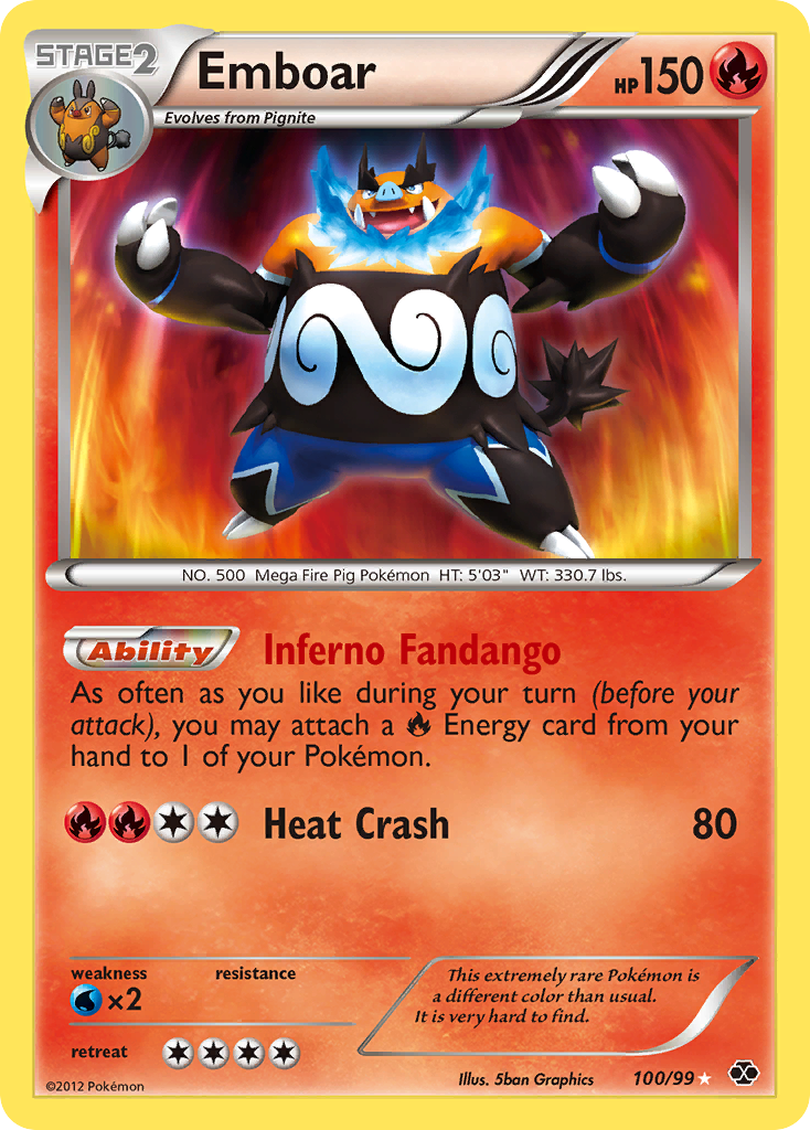 Emboar 100/103 Rare Secret