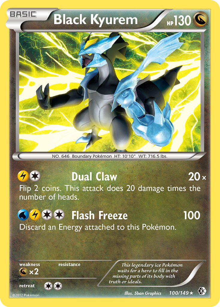 Black Kyurem 100/153 Rare