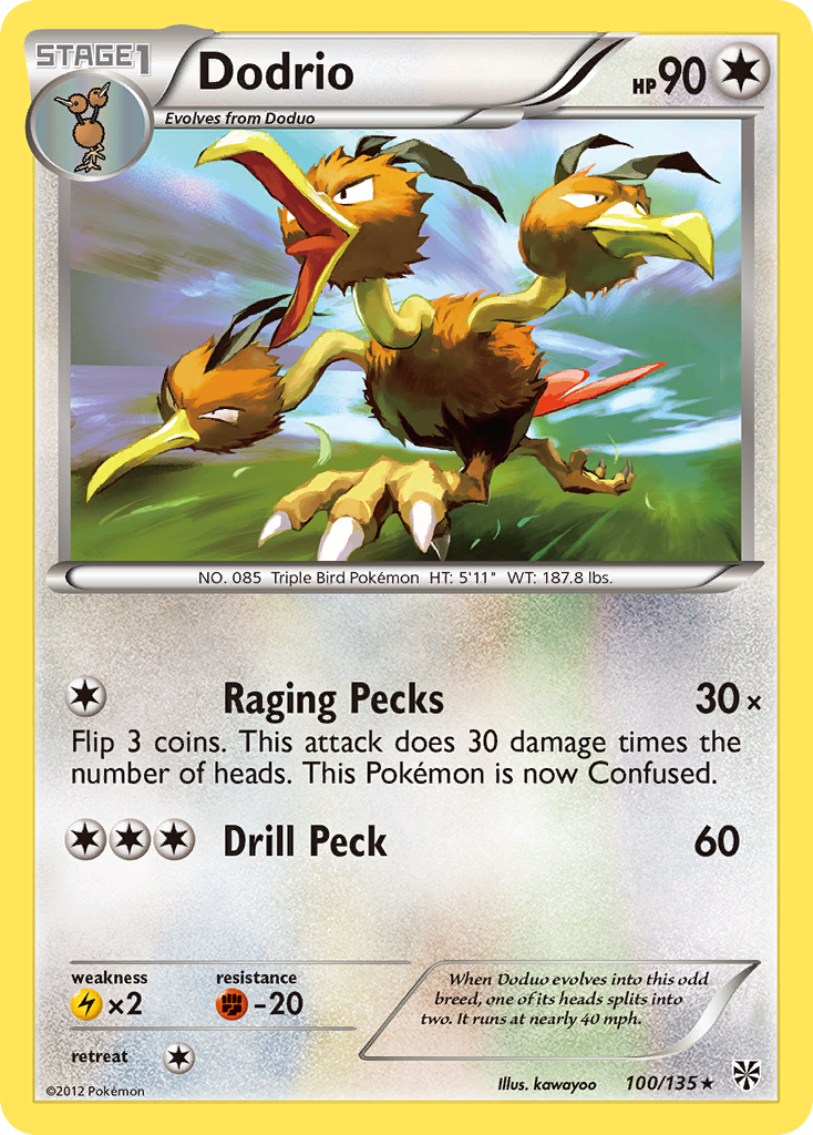 Dodrio 100/138 Rare
