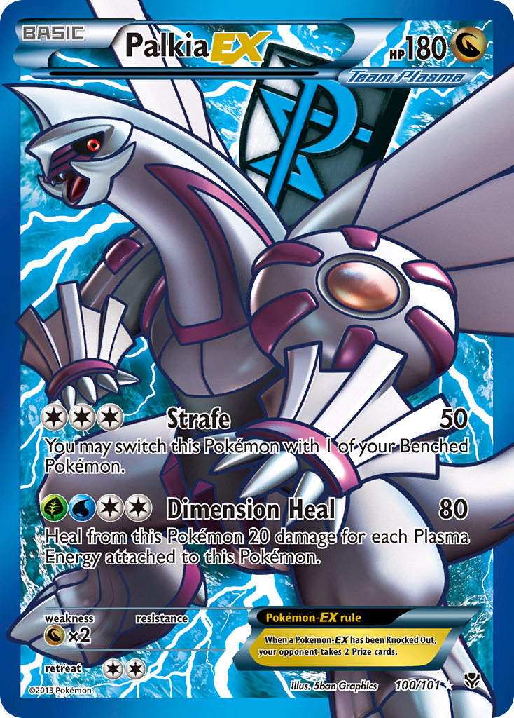 Palkia-EX 100/105 Rare Ultra