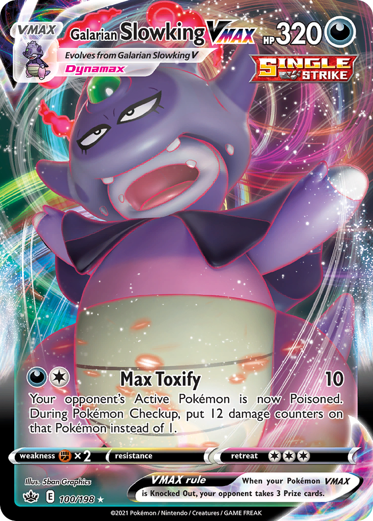 Galarian Slowking VMAX 100/233 Rare Holo VMAX