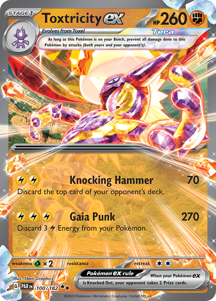 Toxtricity ex 100/266 Double Rare