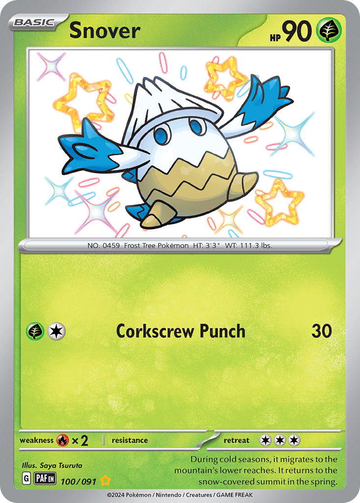 Snover 100/245 Shiny Rare