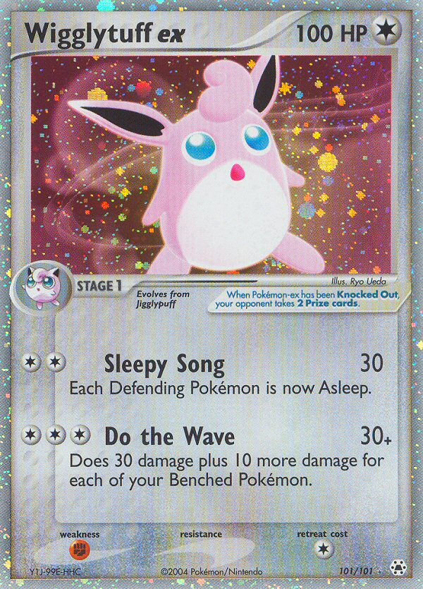 Wigglytuff ex 101/102 Rare Holo EX