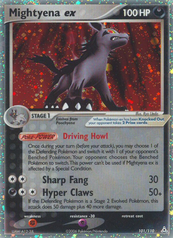 Mightyena ex 101/111 Rare Holo EX