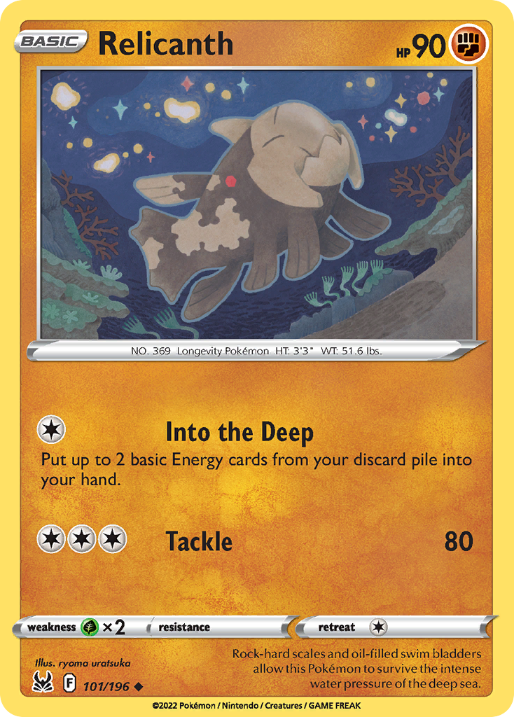 Relicanth 101/217 Uncommon