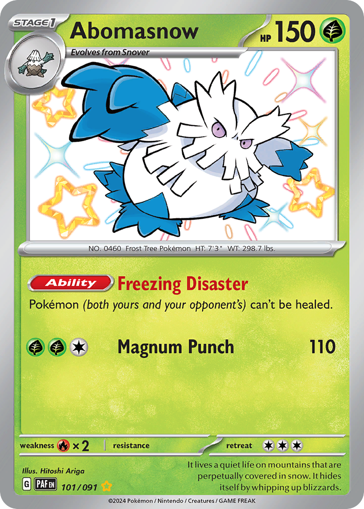 Abomasnow 101/245 Shiny Rare