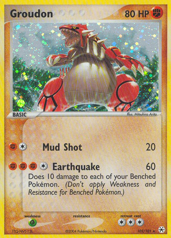 Groudon 102/102 Rare Secret