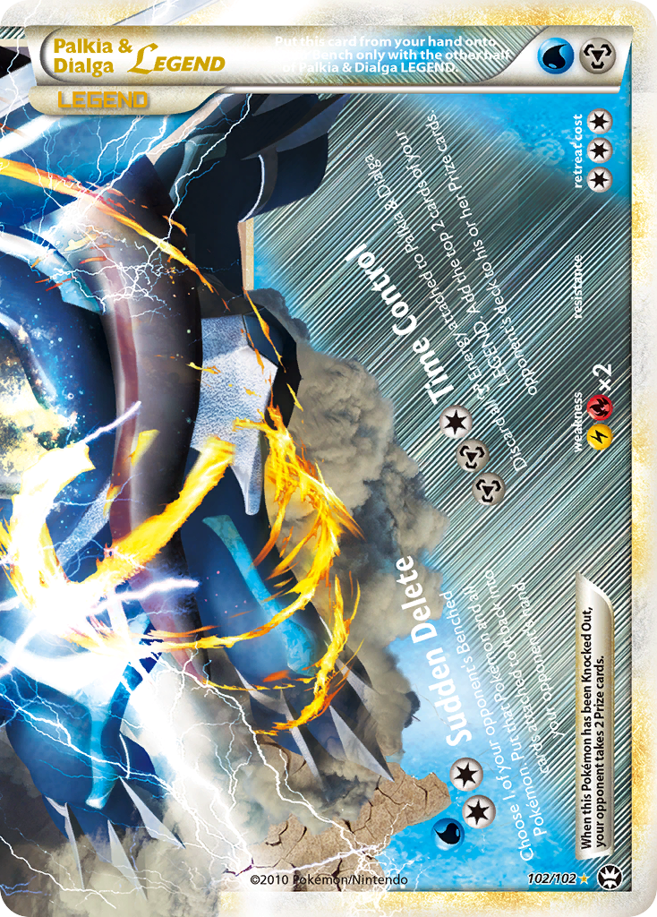 Palkia & Dialga LEGEND 102/103 LEGEND