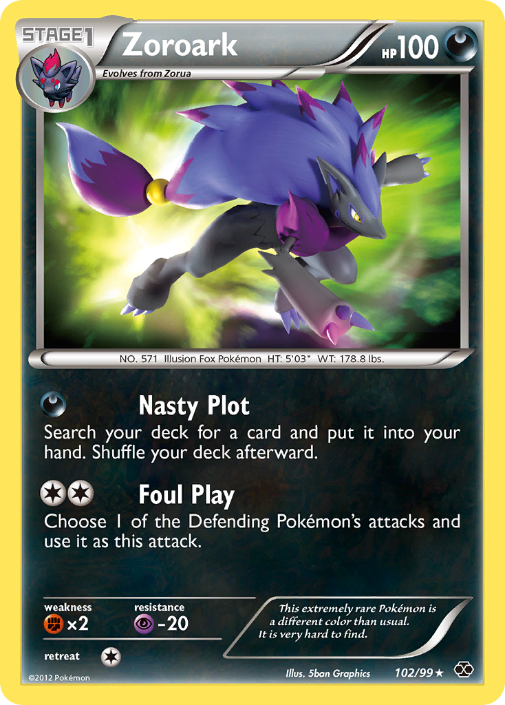 Zoroark 102/103 Rare Secret