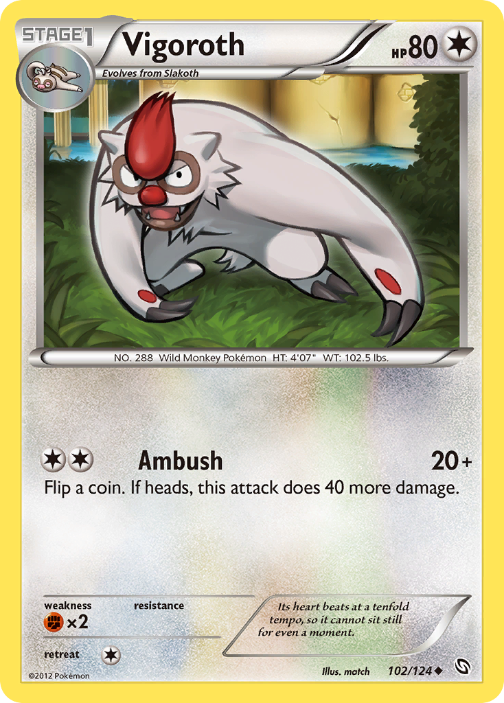 Vigoroth 102/128 Uncommon