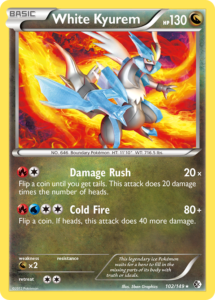 White Kyurem 102/153 Rare