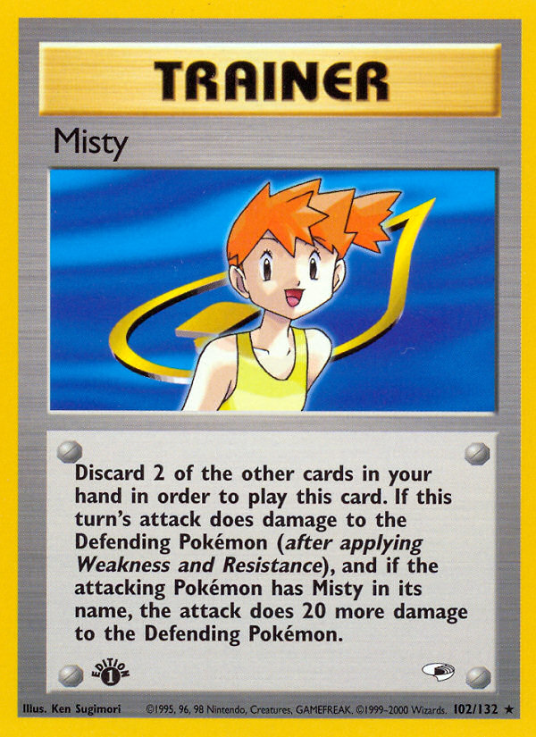 Misty 102/132 Rare
