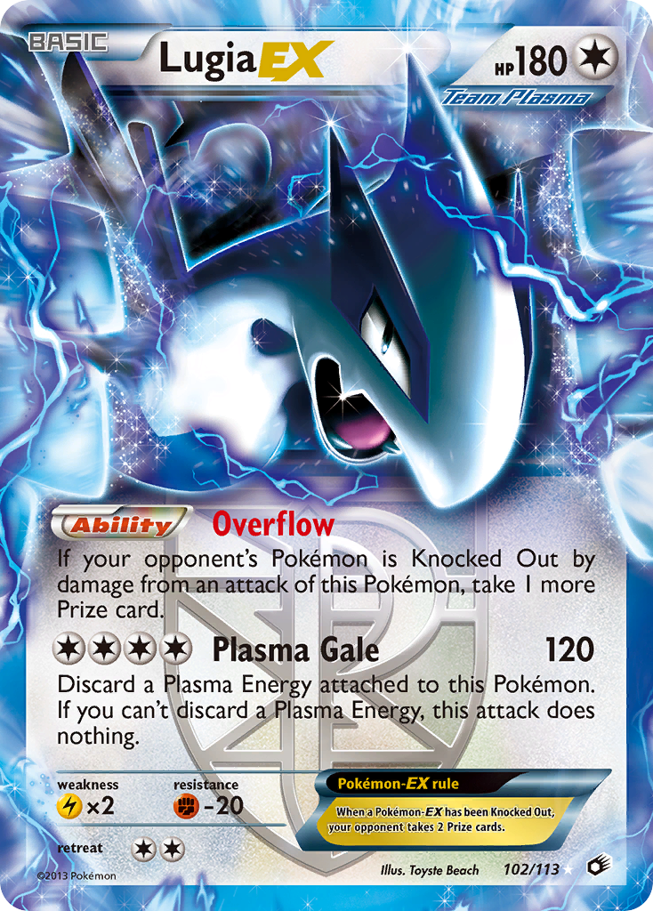Lugia-EX 102/140 Rare Holo EX