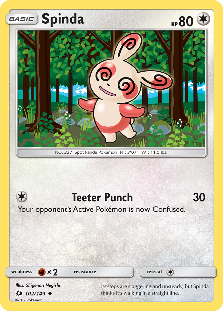 Spinda 102/173 Uncommon