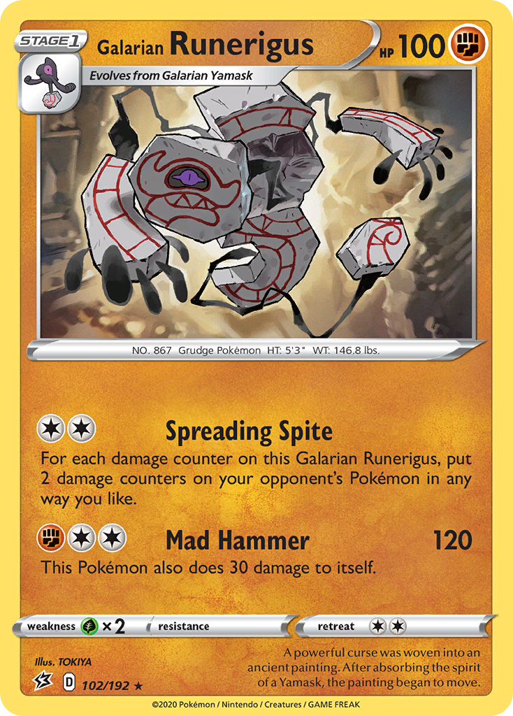 Galarian Runerigus 102/209 Rare