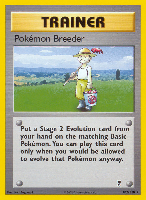 Pokémon Breeder 102/110 Rare