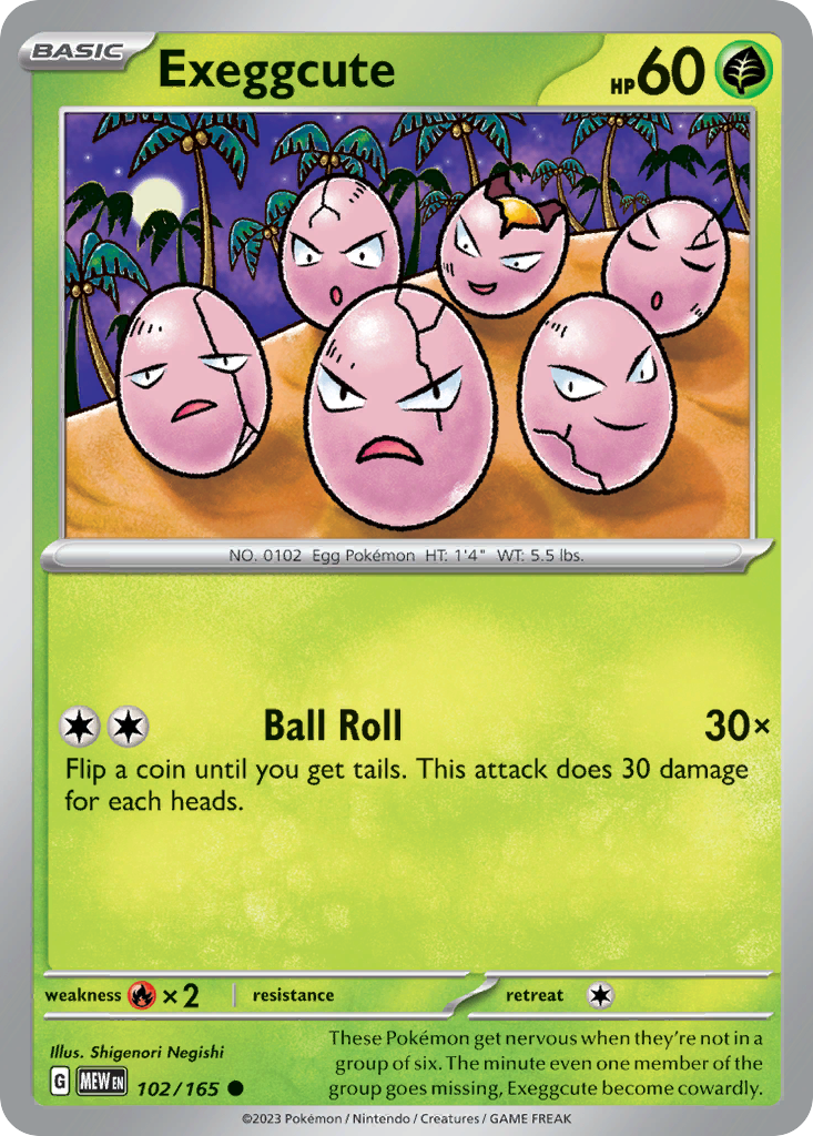 Exeggcute 102/207 Common