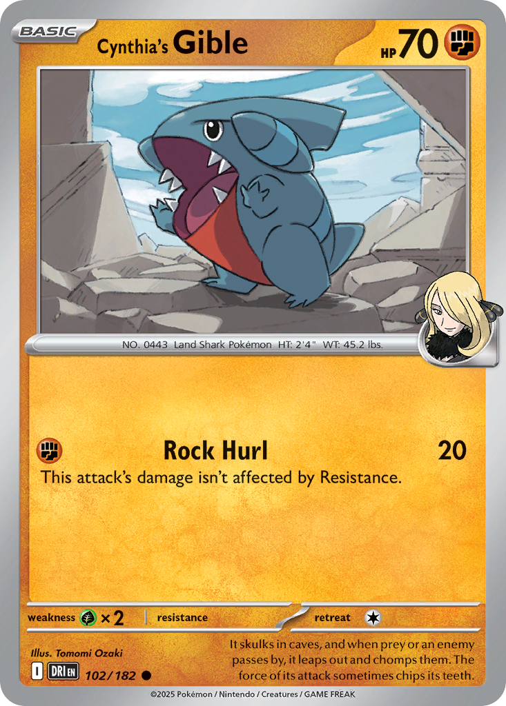 Cynthia's Gible 102/244 Common