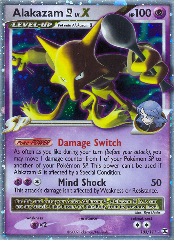 Alakazam E4 LV.X 103/120 Rare Holo LV.X