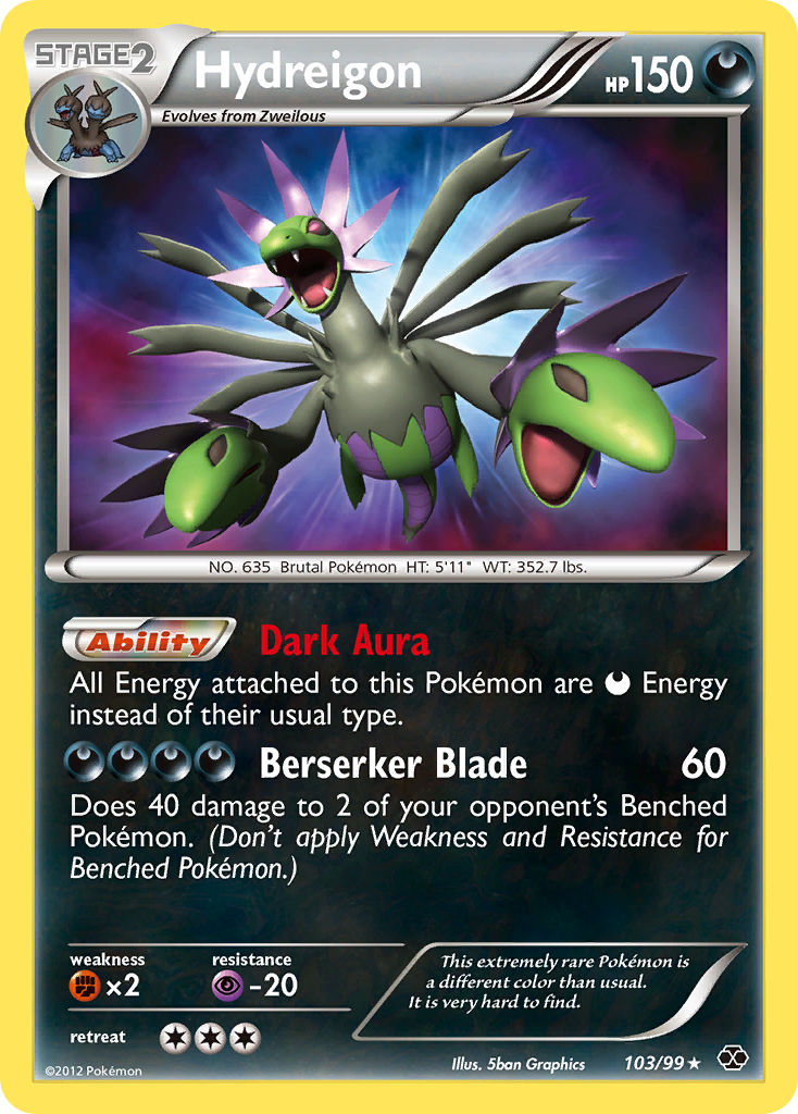 Hydreigon 103/103 Rare Secret