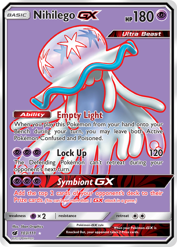 Nihilego-GX 103/126 Rare Ultra