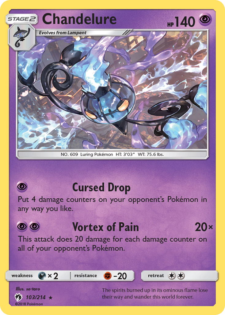 Chandelure 103/240 Rare Holo