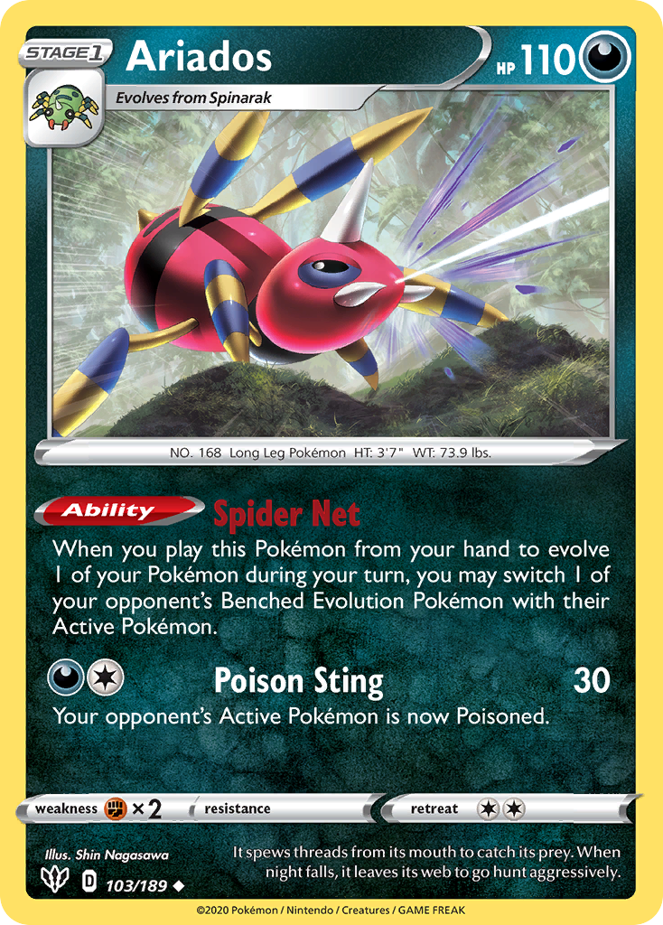 Ariados 103/201 Uncommon