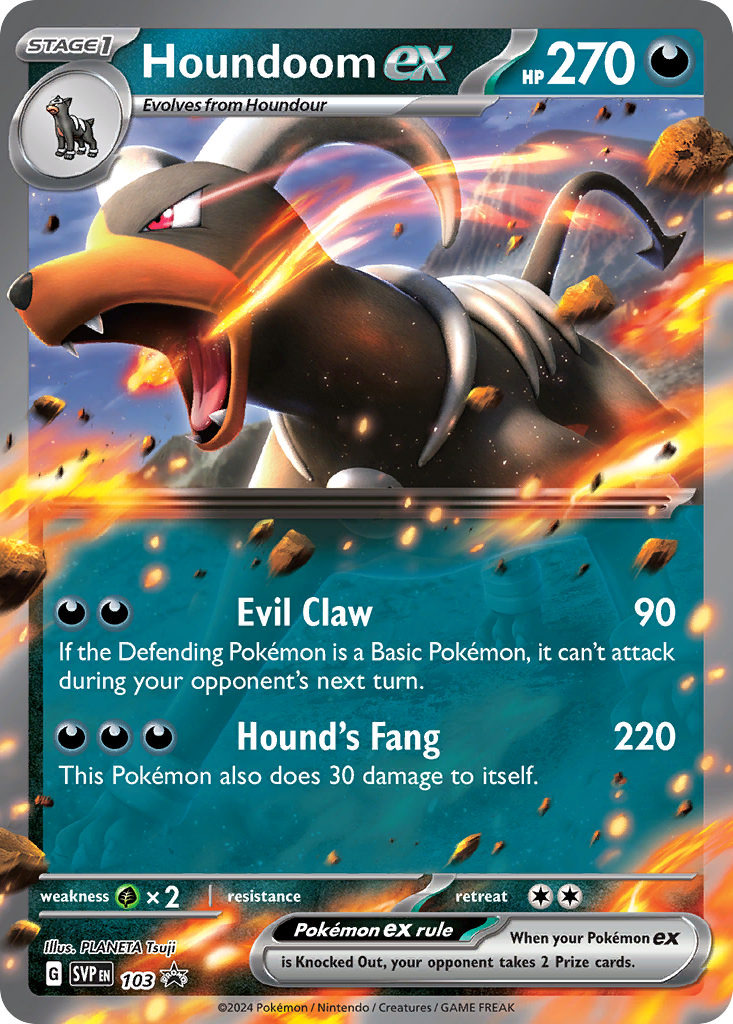 Houndoom ex 103/196 Promo