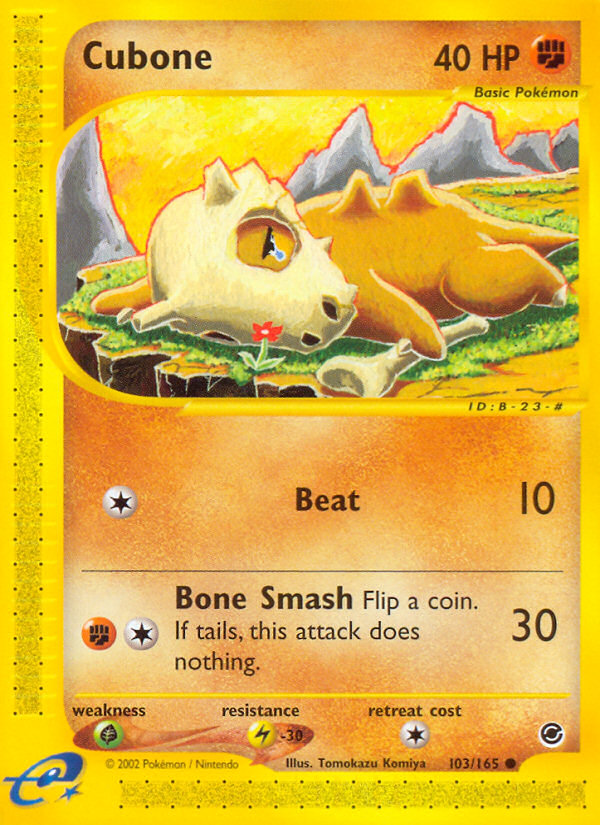 Cubone 103/165 Common