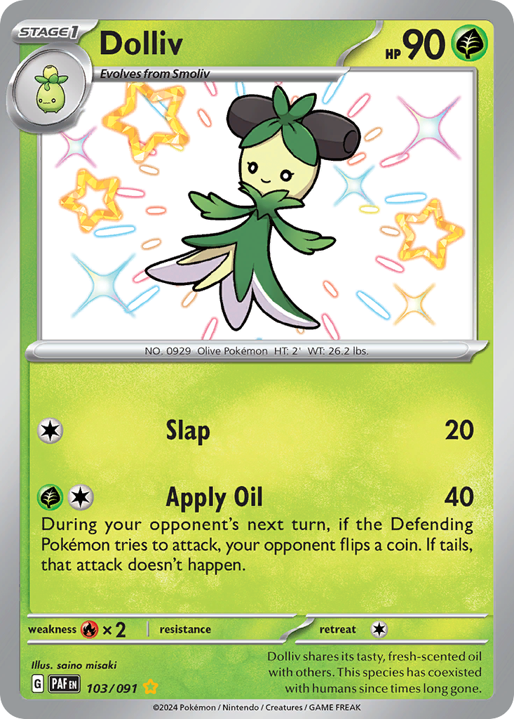 Dolliv 103/245 Shiny Rare