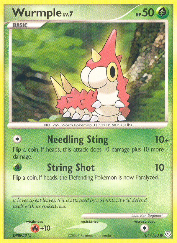 Wurmple 104/130 Common