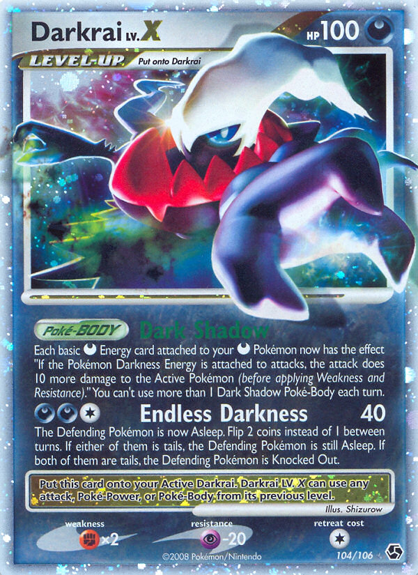 Darkrai LV.X 104/106 Rare Holo LV.X