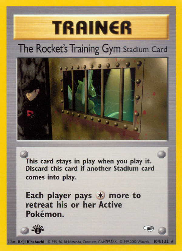 The Rocket's Training Gym 104/132 Rare
