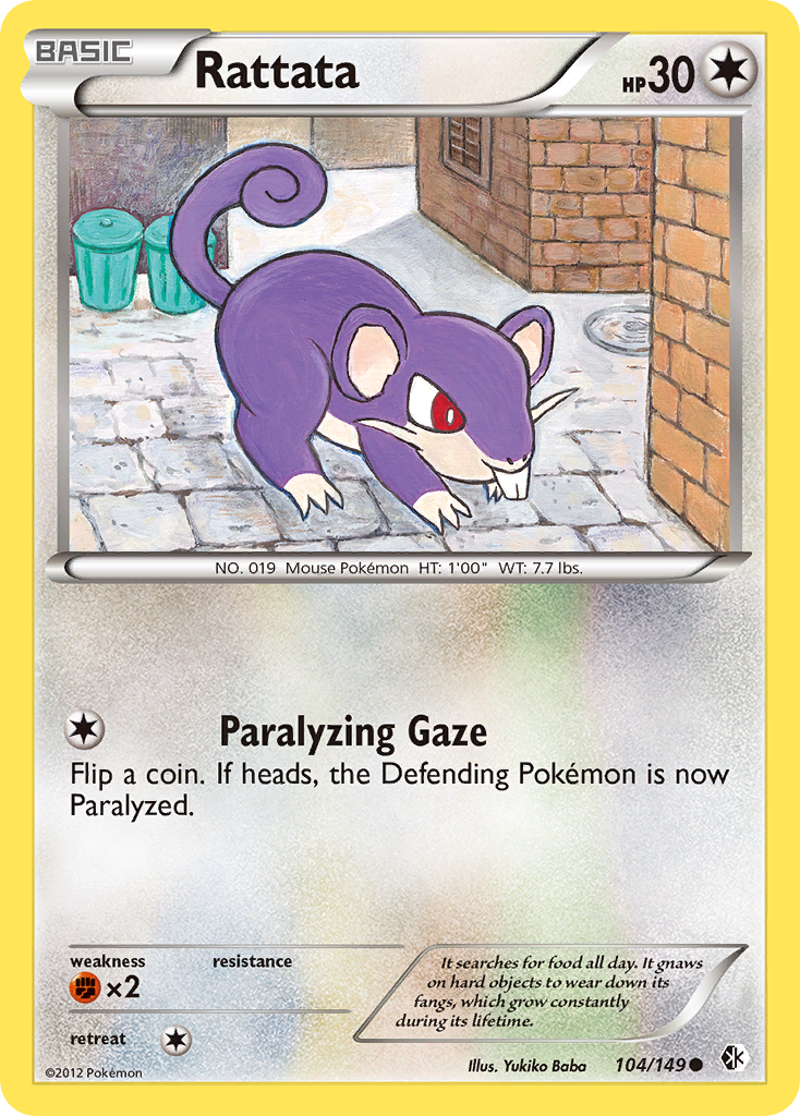 Rattata 104/153 Common