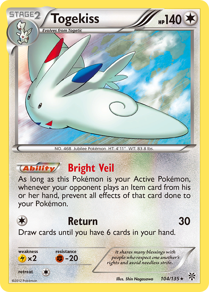 Togekiss 104/138 Rare Holo