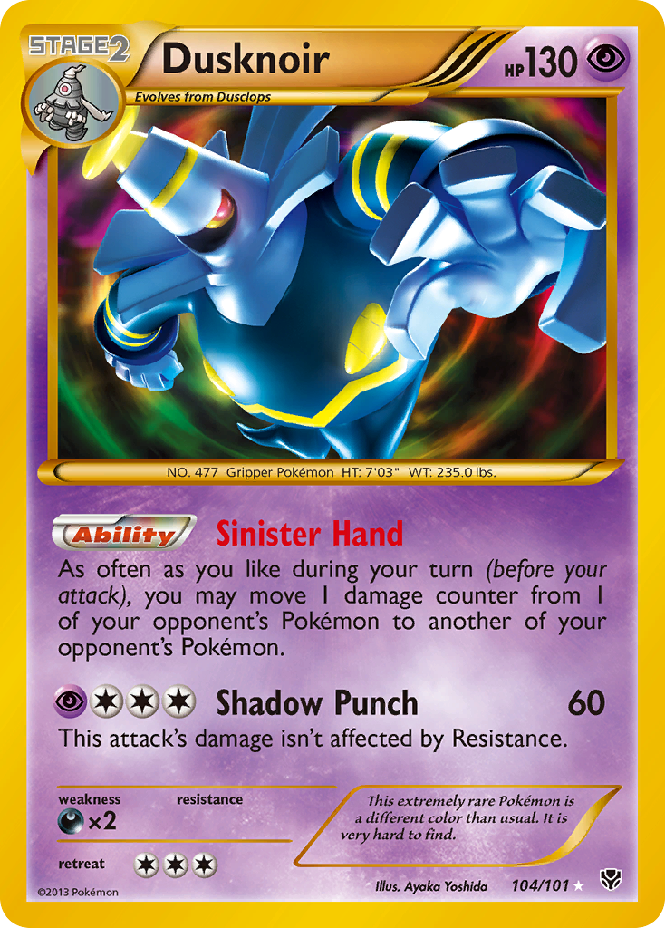 Dusknoir 104/105 Rare Secret