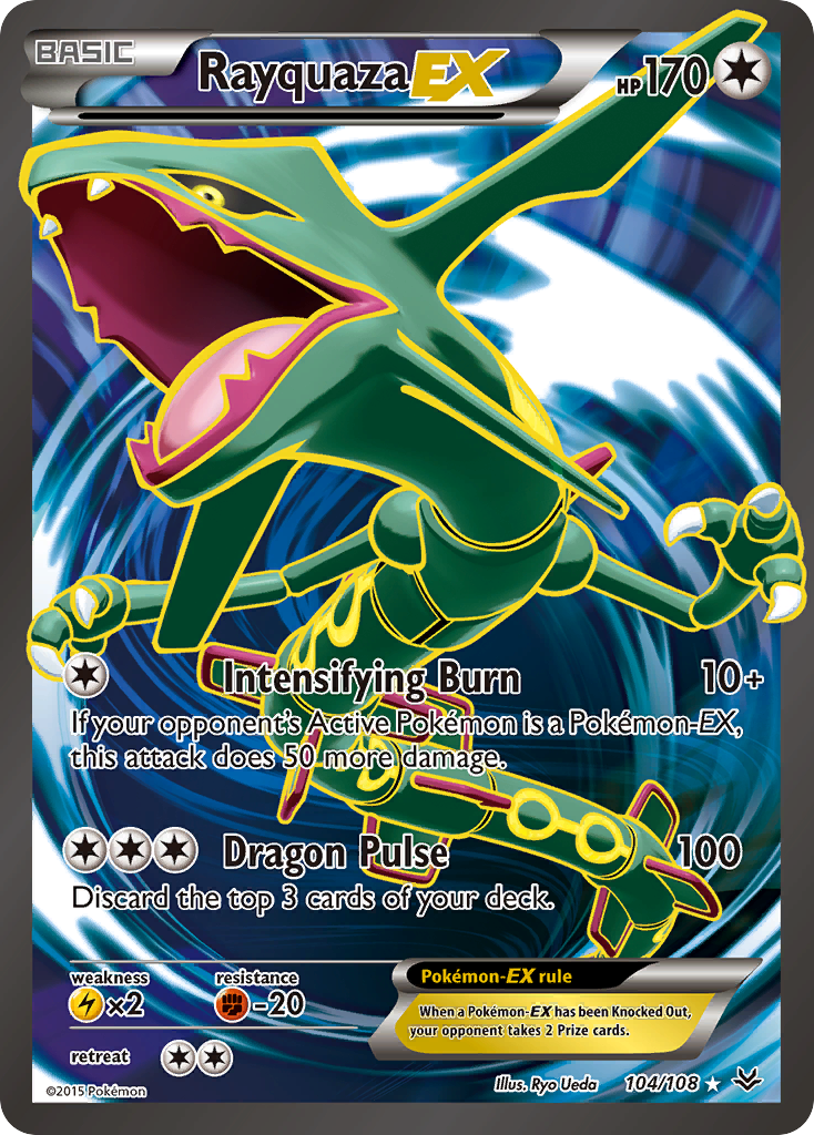Rayquaza-EX 104/112 Rare Ultra