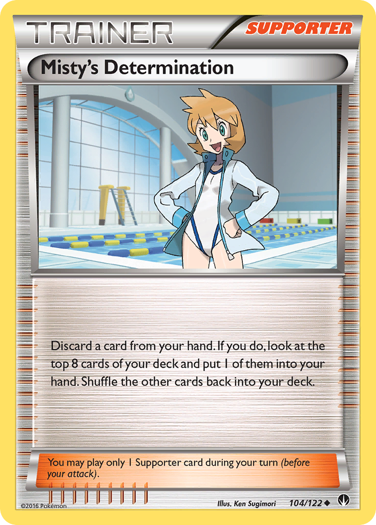 Misty's Determination 104/126 Uncommon