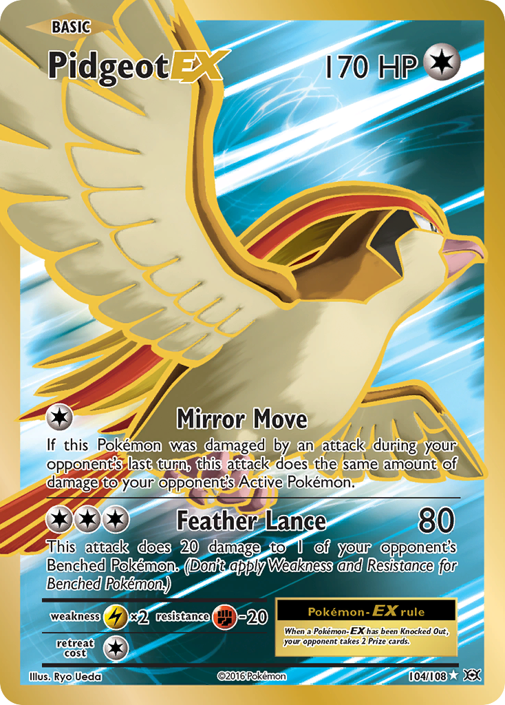 Pidgeot-EX 104/113 Rare Ultra