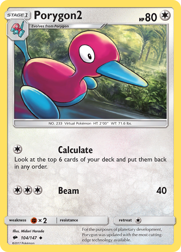 Porygon2 104/177 Uncommon