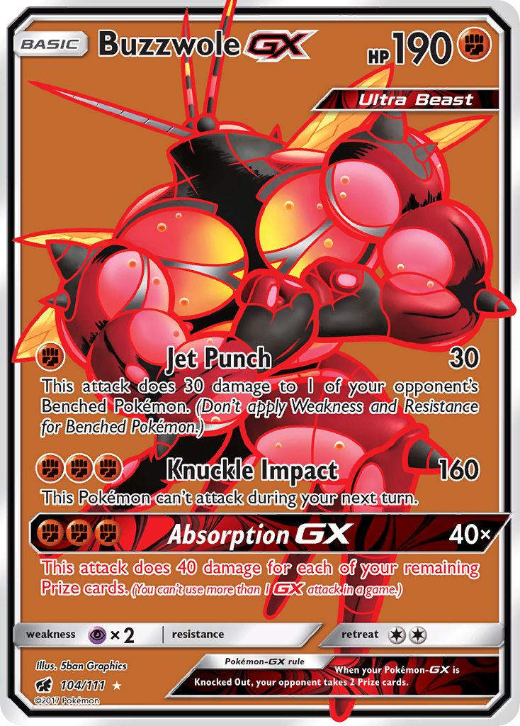 Buzzwole-GX 104/126 Rare Ultra