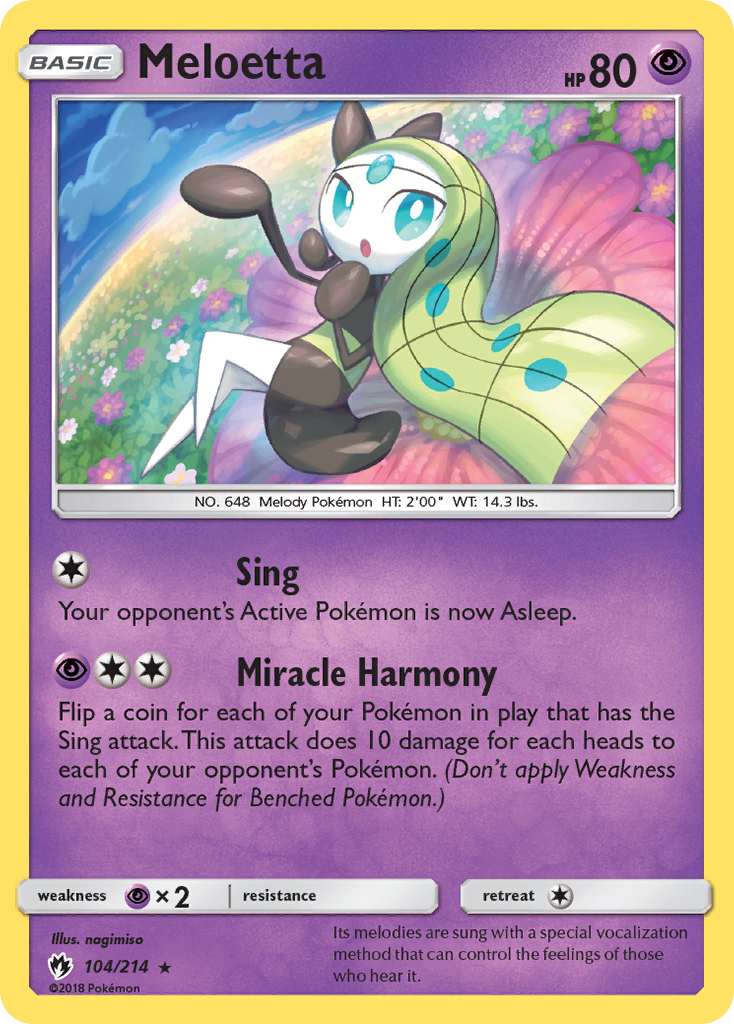Meloetta 104/240 Rare