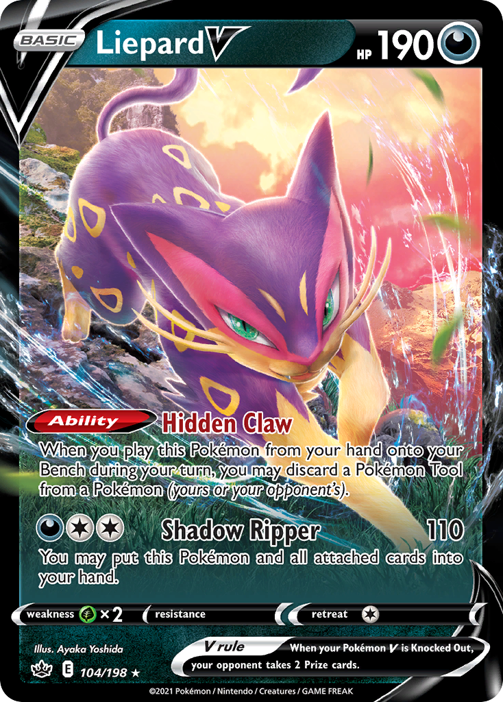 Liepard V 104/233 Rare Holo V