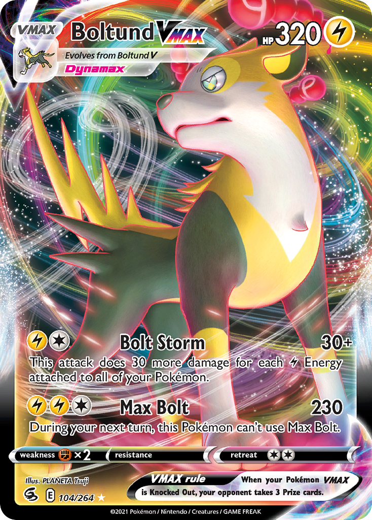 Boltund VMAX 104/284 Rare Holo VMAX