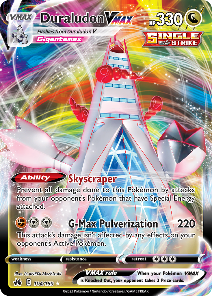 Duraludon VMAX 104/160 Rare Holo VMAX